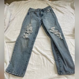Ripped 90s kids jeans